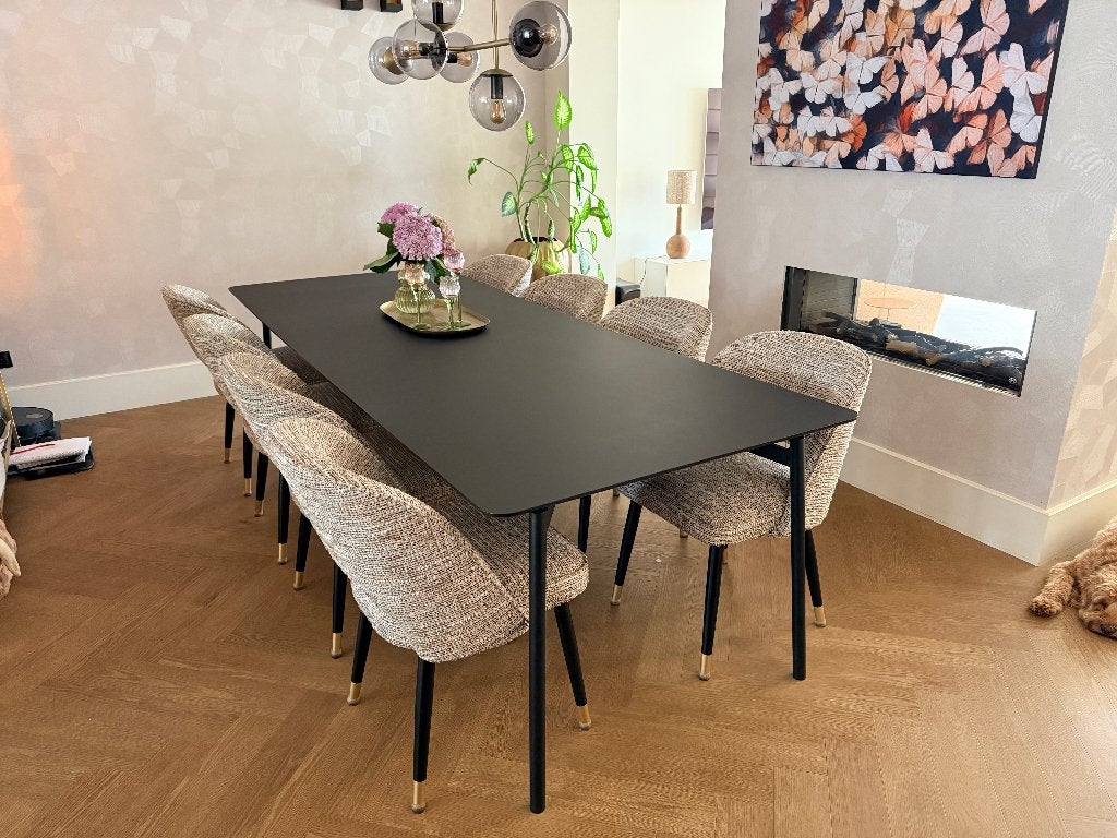 Studio Henk Eettafel (100x260), Ophalen, 200 cm of meer, Kunststof, 50 tot 100 cm