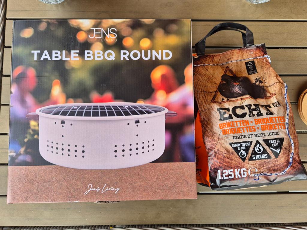 Jens Living Ronde Tafel BBQ met briketten, Ophalen of Verzenden, Nieuw, Jens Living