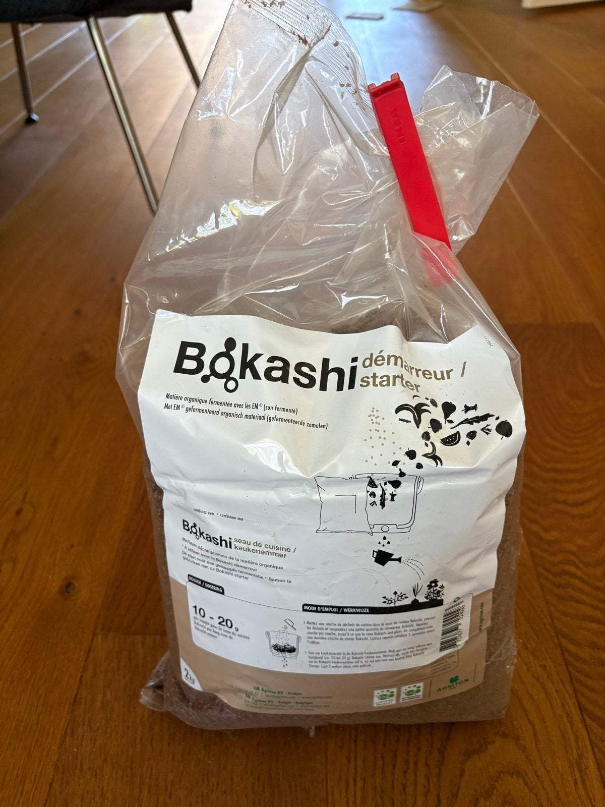 Bokashi Starter voor Keukenemmer - Organische Compost, Ophalen, Compost