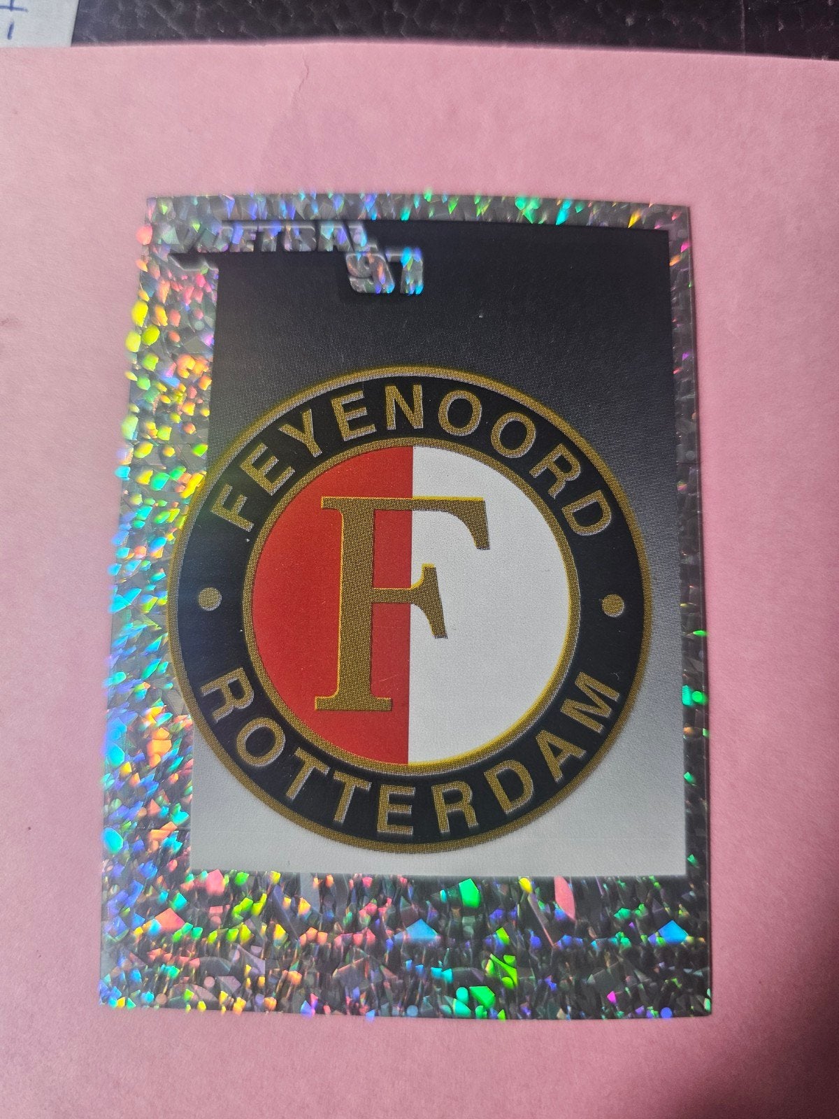 Panini Voetbal 97 Feyenoord Sticker, Ophalen of Verzenden, Nieuw, Feyenoord