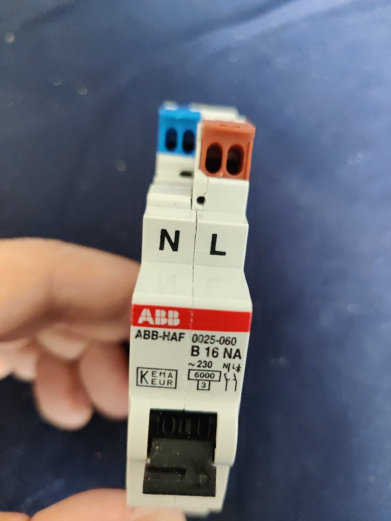 ABB-HAF Installatieautomaat Flexomaat 0025-060 B16 A, Hobby en Vrije tijd, Ophalen of Verzenden, Nieuw