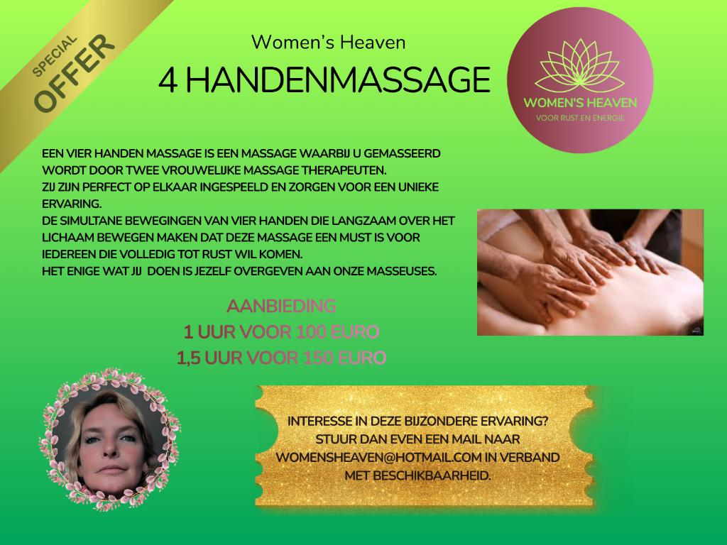 4 handen massage, Ontspanningsmassage