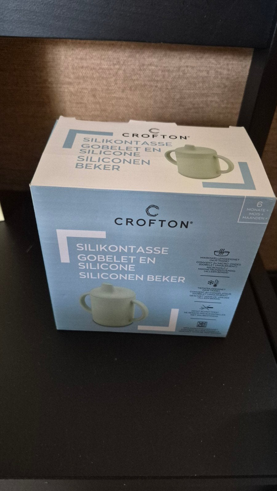 Crofton Siliconen Beker - Ideaal voor baby's vanaf 6 maanden, Ophalen of Verzenden, Nieuw, Drinkbeker, Overige merken
