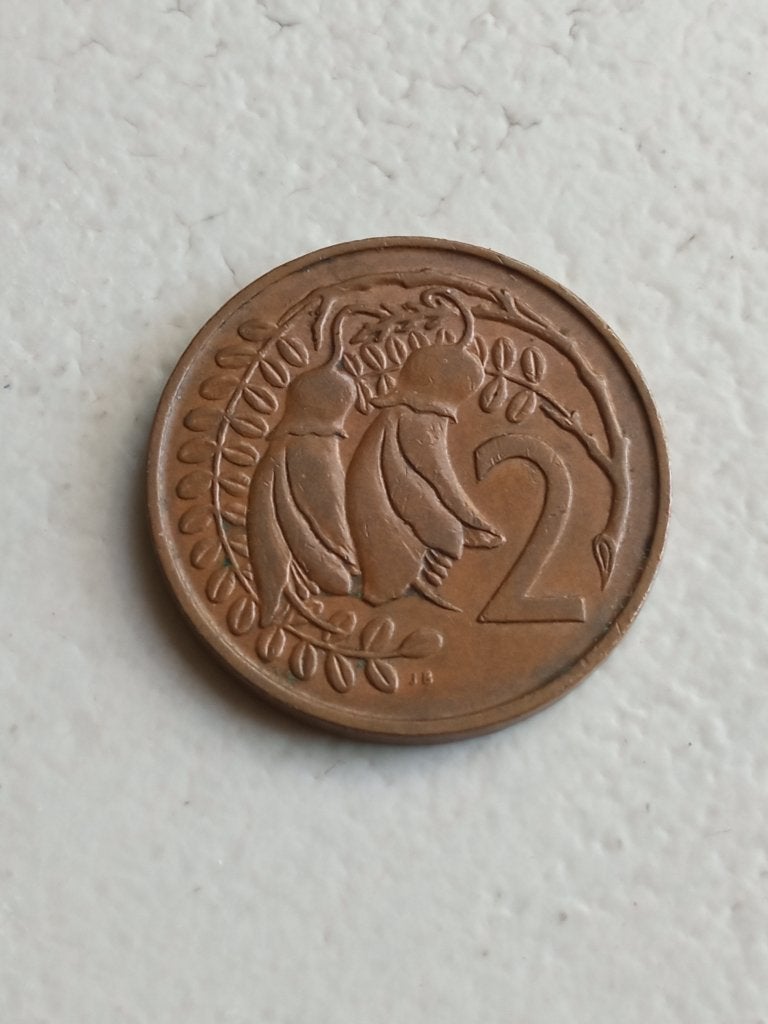 Nieuw Zeeland 2 cent 1967., Postzegels en Munten, Munten | Oceanië, Ophalen of Verzenden, Losse munt