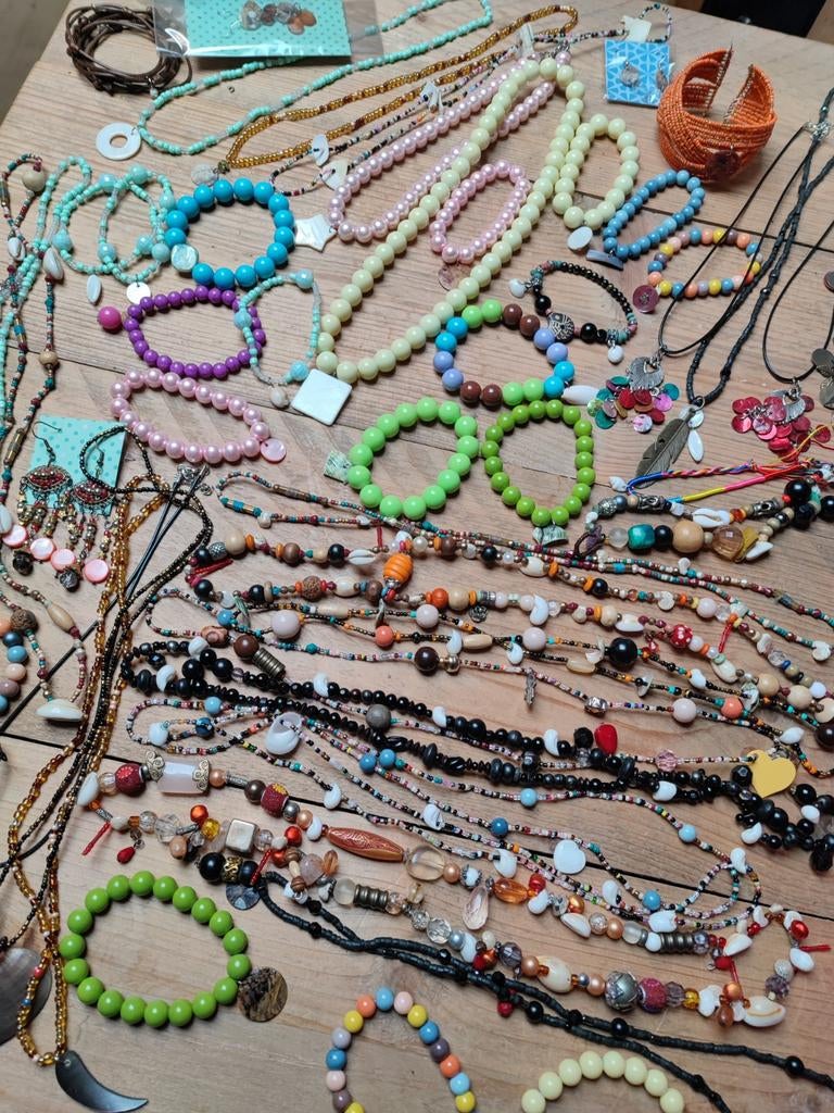 Partij schelpen sieraden, Verzenden, Nieuw, Overige kleuren, Overige materialen