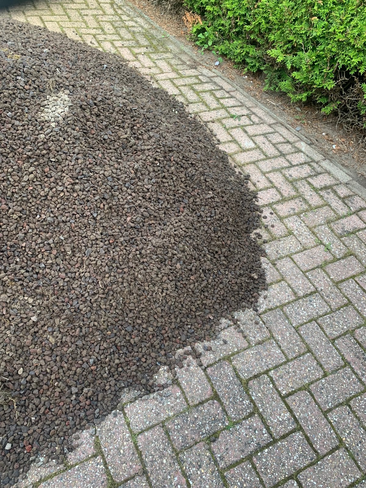 3 kuub lava grind, Tuin en Terras, Grind, Keien en Split, Ophalen of Verzenden, Zo goed als nieuw, Bruin