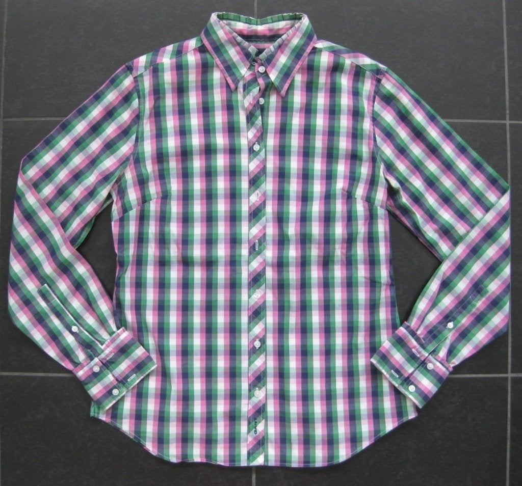 Gant blouse in ruit roze groen blauw wit, maat 40, Kleding | Dames, Maat 38/40 (M), Meerkleurig, Ophalen of Verzenden, Zo goed als nieuw