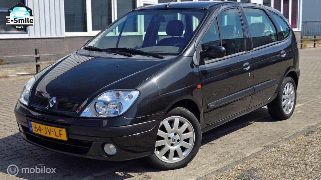 Renault Scenic 1.6-16V Expresion Sport/EleckRamen/APK!/Airco, Auto's, Renault, Voorwielaandrijving, Gebruikt, 4 cilinders, Zwart