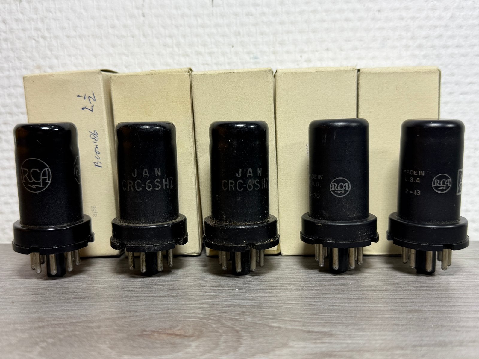 10x 6SH7 radiobuizen – RCA & Ken-Rad getest, Ophalen