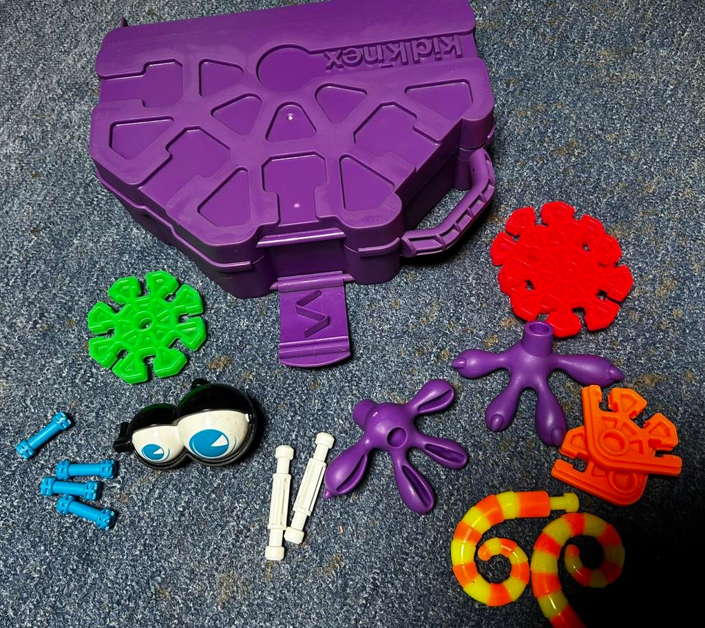 Kid K‘nex paarse koffer, Ophalen, Gebruikt, Jongen of Meisje
