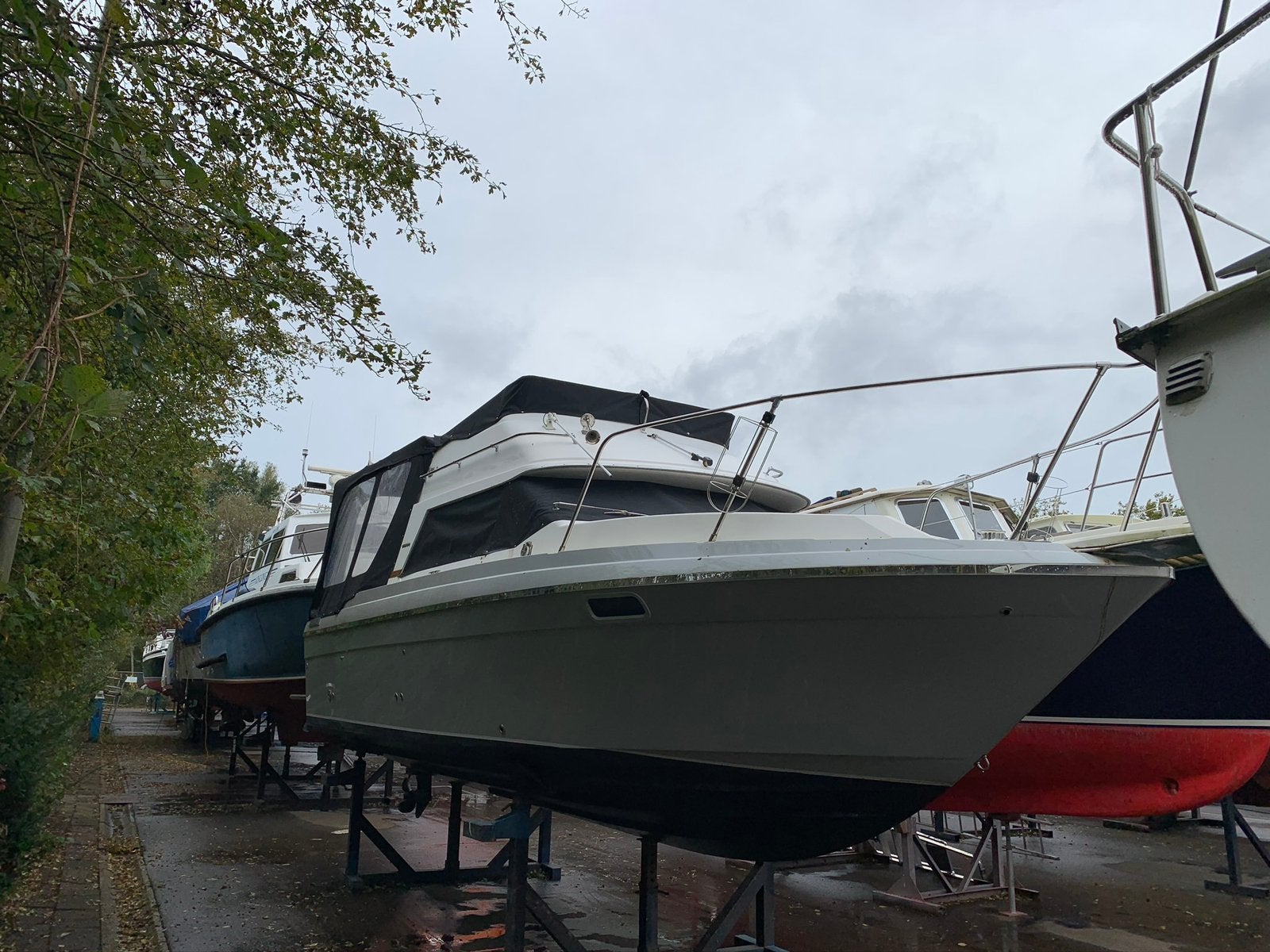 Bayliner 2556 flybridge 3.0 4cil, Ophalen, Gebruikt, Benzine, 120 tot 200 pk