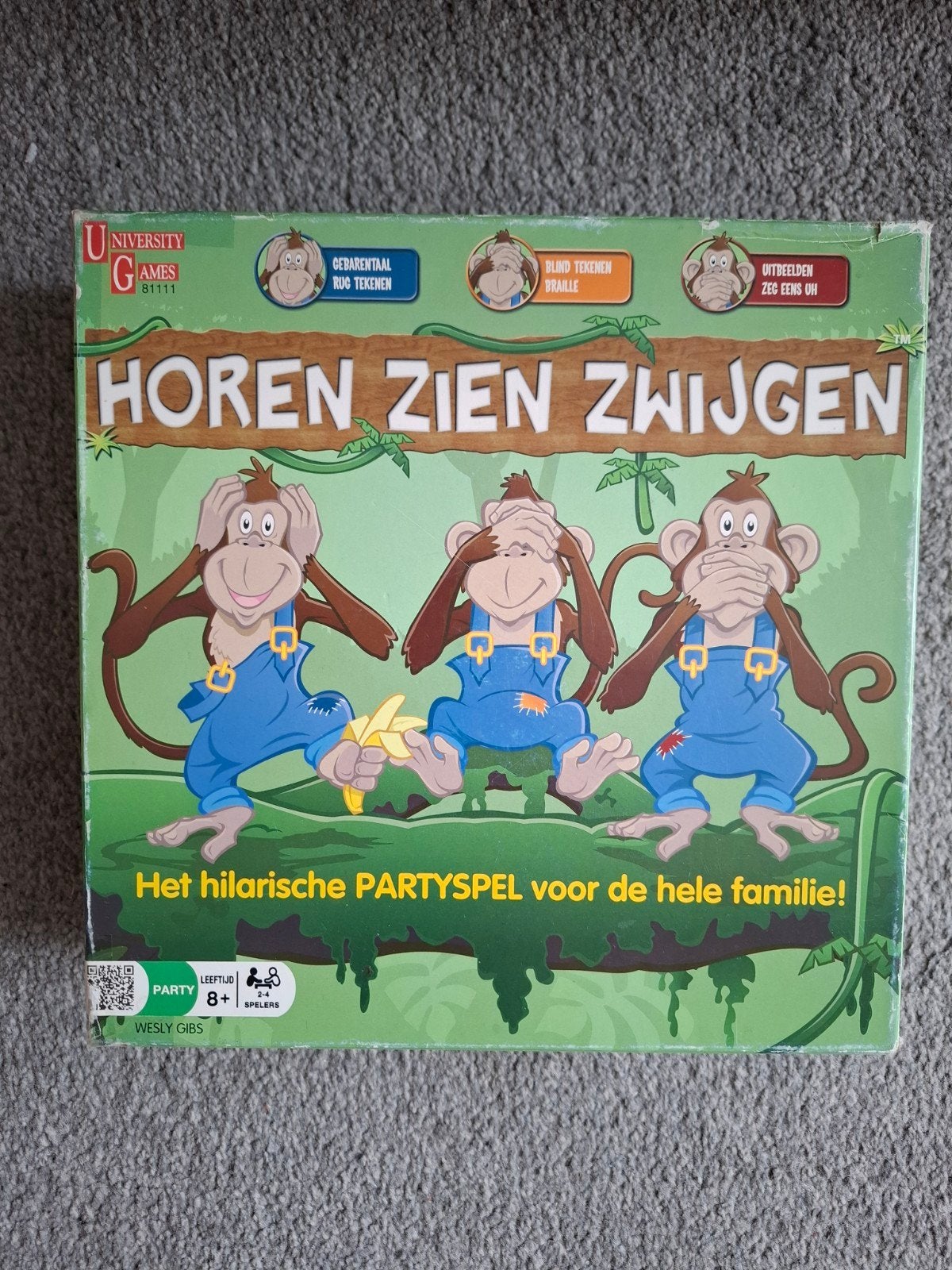 Horen Zien Zwijgen - Het hilarische partyspel, Hobby en Vrije tijd, Gezelschapsspellen | Bordspellen, Vijf spelers of meer, Ophalen of Verzenden