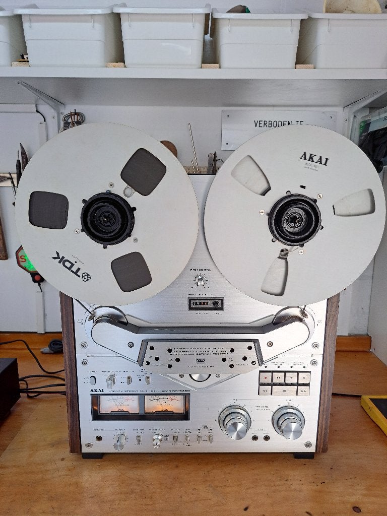 Akai bandrecorder model GX-635D, Ophalen, Bandrecorder, Met stofkap