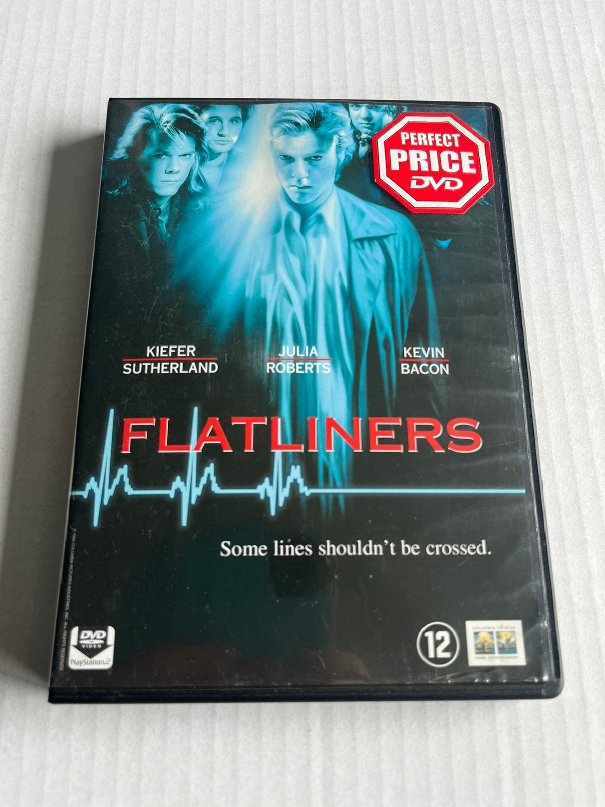 Flatliners DVD - Kiefer Sutherland, Julia Roberts, Vanaf 12 jaar, Ophalen of Verzenden, Gebruikt, Actiethriller