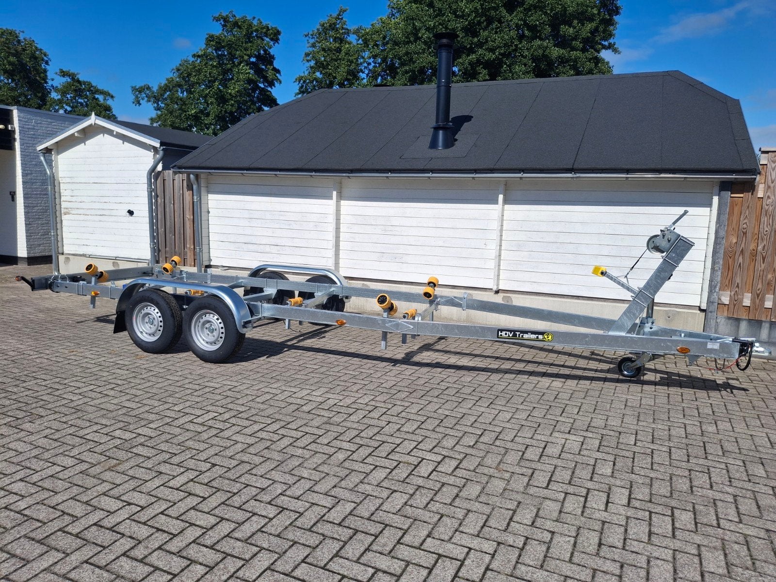 HDV Marlin 2200 kg bubbelas trailer Nieuw 7 meter frame, Watersport en Boten, Boottrailers, Nieuw, Overige typen, 1500 tot 3000 kg