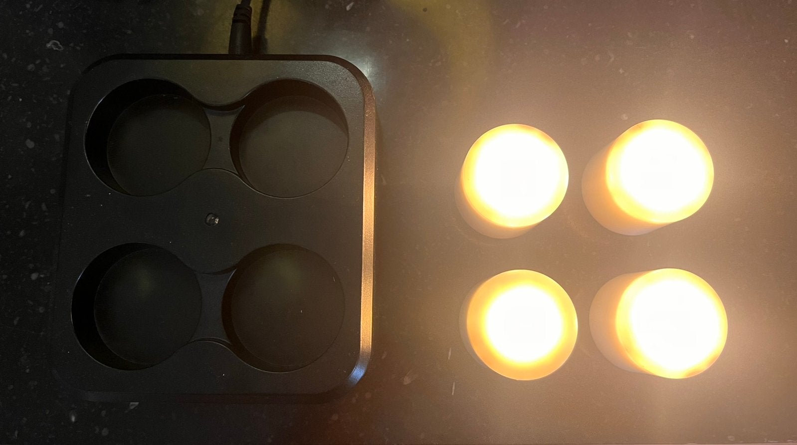 Easycandle oplaadbare windlichten, Huis en Inrichting, Woonaccessoires | Kandelaars en Kaarsen, Ophalen of Verzenden, Zo goed als nieuw
