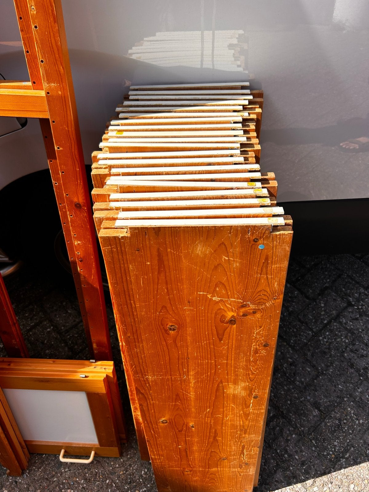 Lundia kast met 20 planken en alle montagematerialen, Ophalen, Gebruikt, Lundia, Onbekend