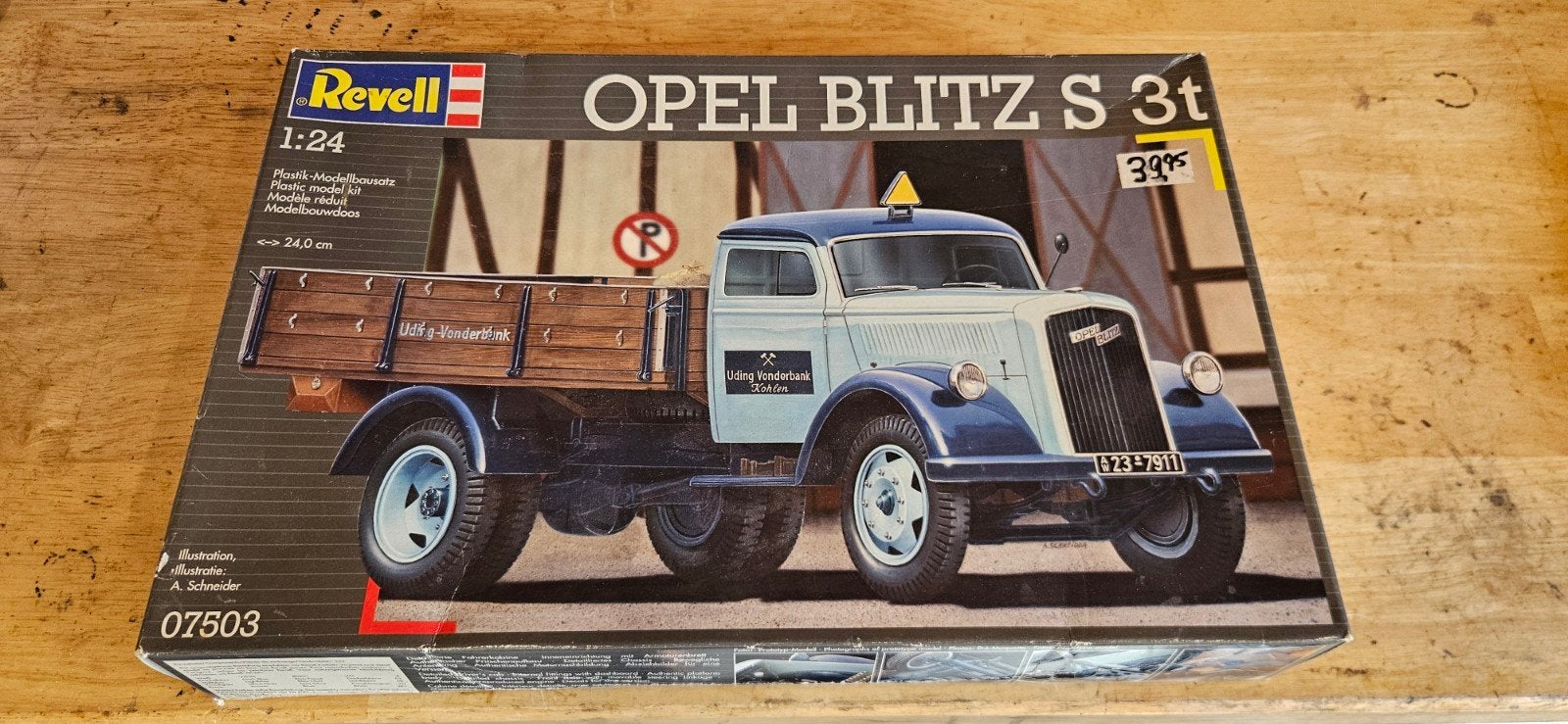 Revell Opel Blitz S 3t Modelbouwdoos 1:24, Ophalen, Nieuw, Truck, 1:32 tot 1:50