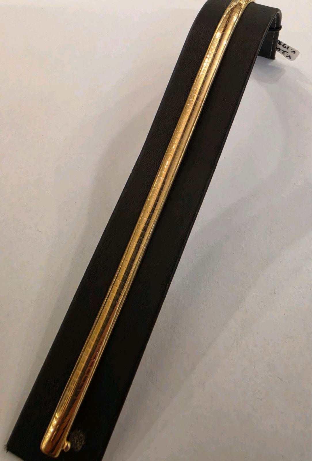 14 karaats gouden Omega schakel armband geelgoud 19 cm, Ophalen of Verzenden, Zo goed als nieuw, Goud, Goud