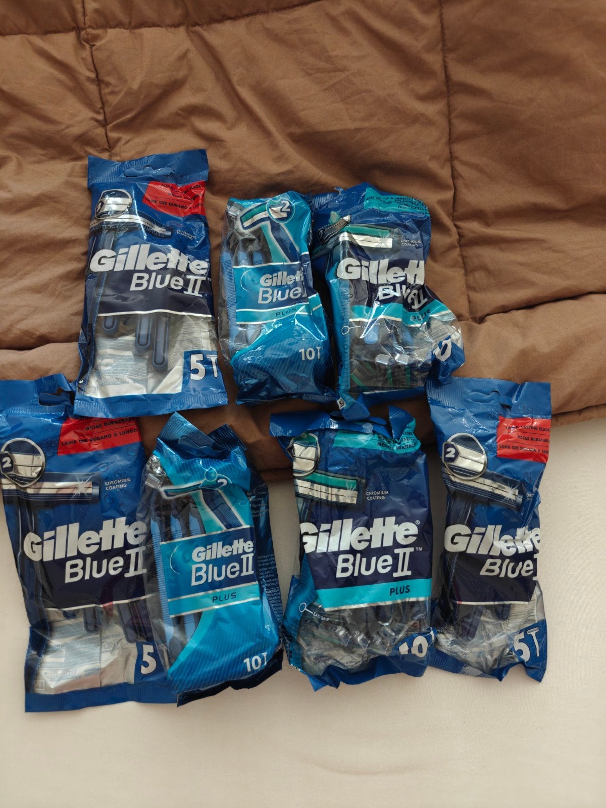 Gillette Blue II Plus wegwerpscheermesjes - 7 verpakkingen, Ophalen of Verzenden, Nieuw, Overige typen