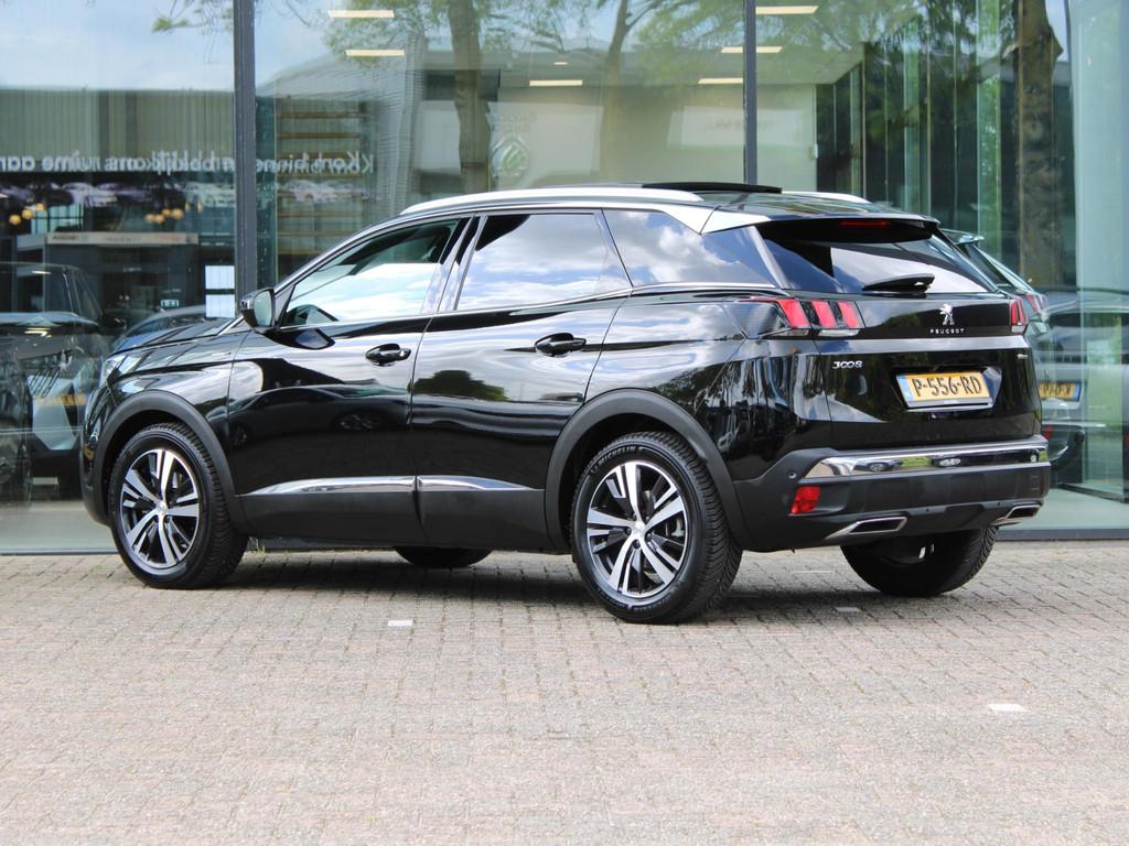 Peugeot 3008 1.2 PureTech GT Line Automaat | Navi / Panorama, 12 maanden, Gebruikt, 1199 cc, Leder en Stof