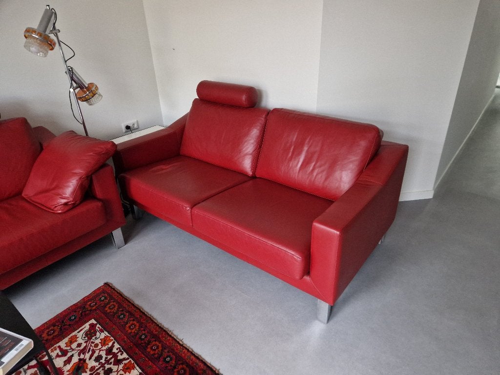 Leolux Bank / Couch, Ophalen, Gebruikt, 150 tot 200 cm, Tweepersoons