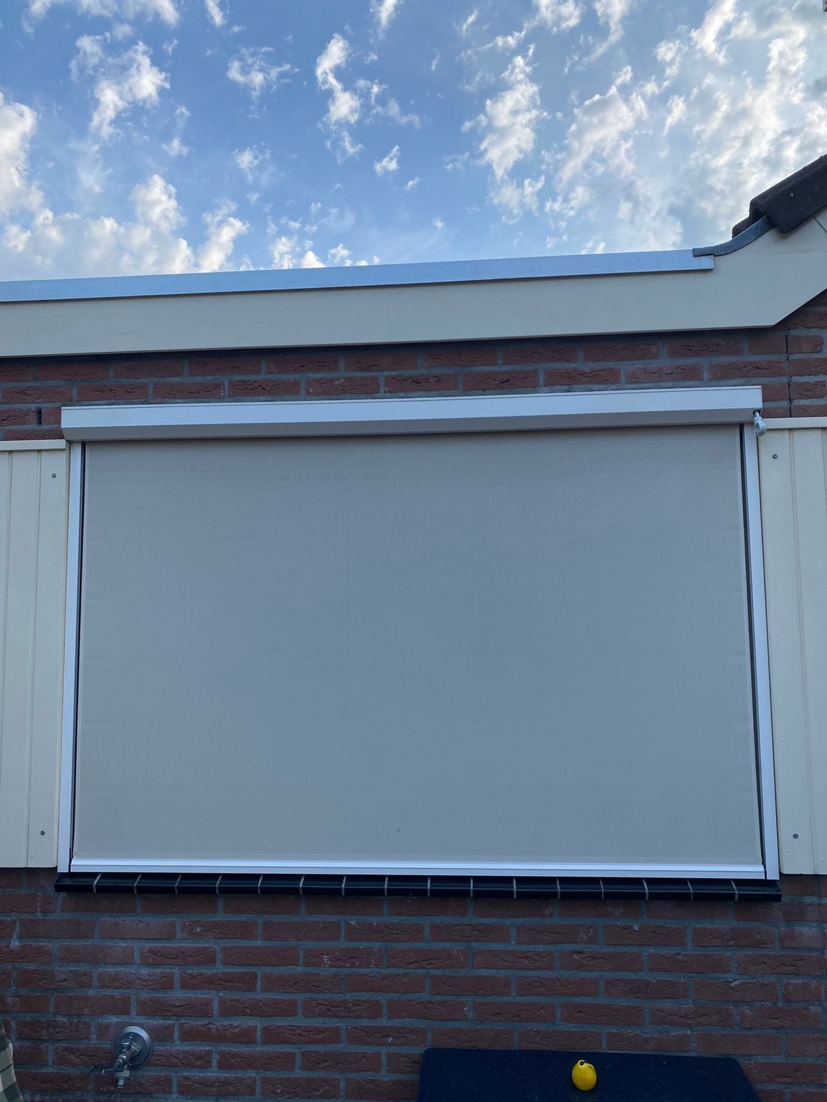 Screen/Zonnescreen (Z.G.A.N) Handbediend, 150 tot 300 cm, Ophalen, Zo goed als nieuw, Minder dan 250 cm