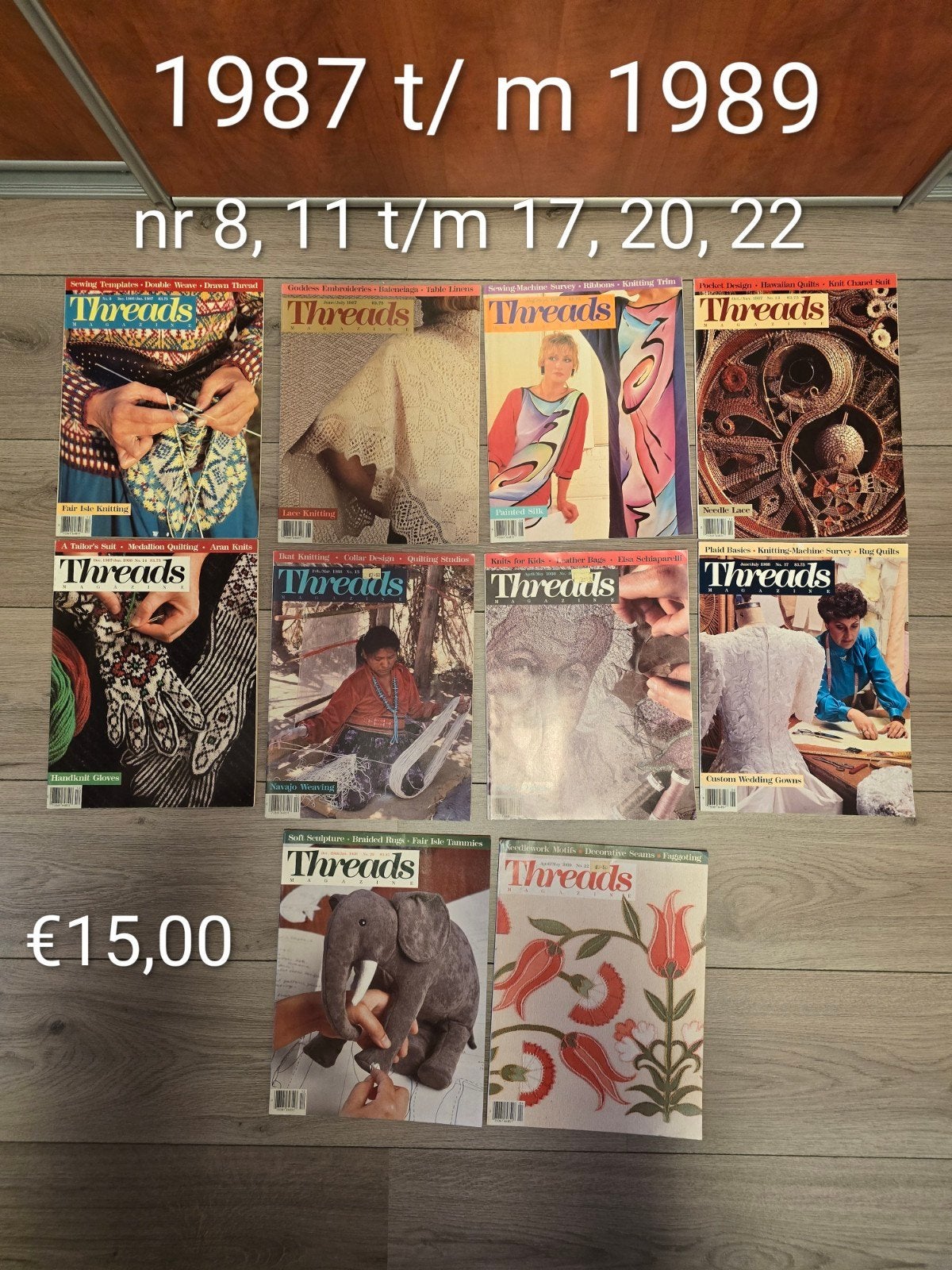 Threads Zelfmaakmodeblad, handwerkblad uit Amerika, Overige merken, Overige typen, Vrouw, Ophalen of Verzenden