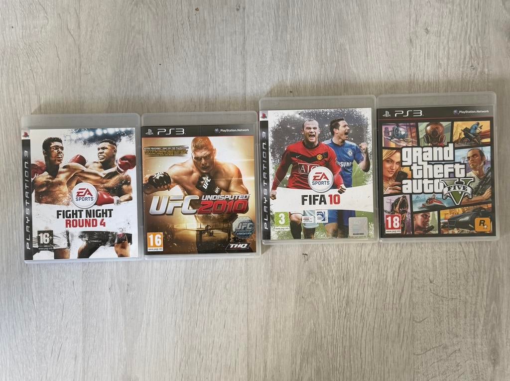 PS3 Games: GTA 5, FIFA 10, Fight Night Round 4, UFC 2010, Spelcomputers en Games, Games | Sony PlayStation 3, Avontuur en Actie