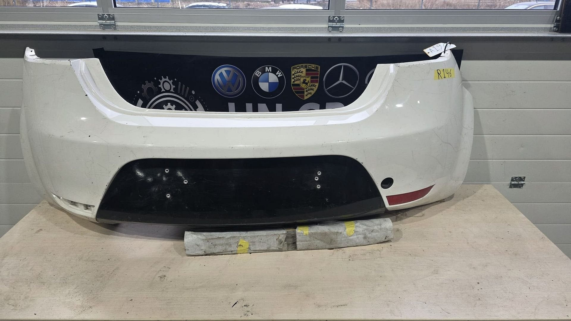 Seat Leon (1P) Achterbumper, Gebruikt, -, -, Ophalen of Verzenden