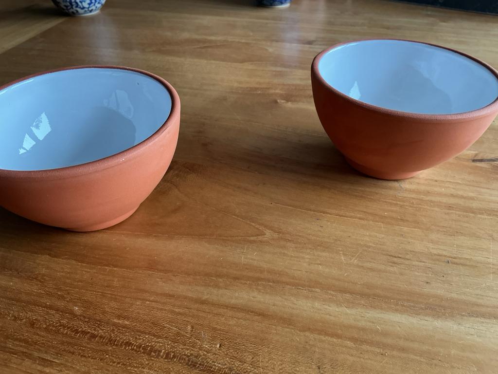 Kleine schaaltjes - tapas schaaltjes - zgan - 2 stuks, Ophalen of Verzenden, Zo goed als nieuw