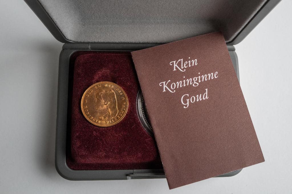 klein koninginne goud, Setje, Koningin Wilhelmina, 10 gulden, Goud