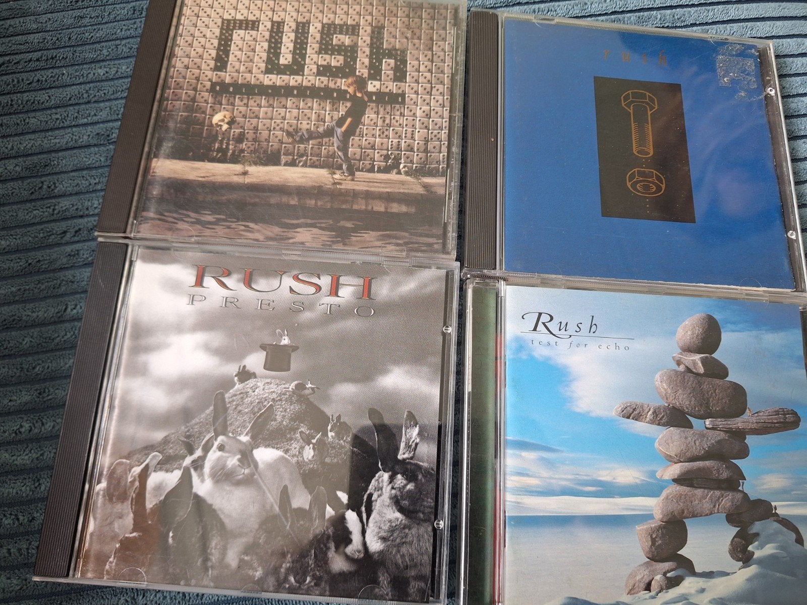 4 cd's van Rush, Cd's en Dvd's, Cd's | Hardrock en Metal, Zo goed als nieuw, Ophalen of Verzenden