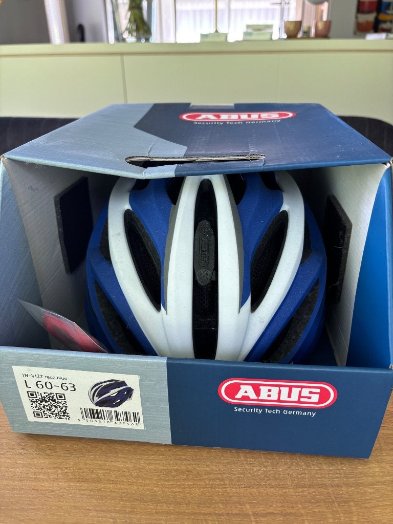 Nieuwe abus racefietshelm, maat L 60-63, Fietsen en Brommers, Fietsaccessoires | Fietshelmen, Nieuw, Ophalen of Verzenden, Abus