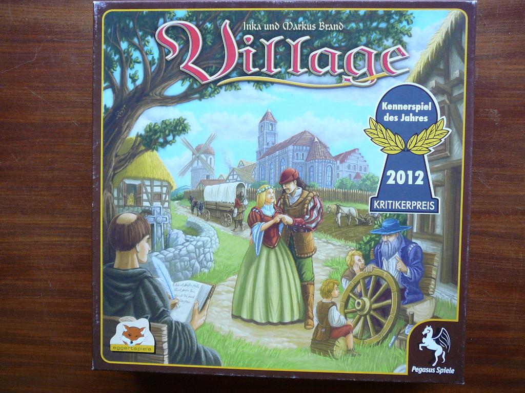 Bordspel - Village - voor 1-4 personen, Een of twee spelers, Ophalen of Verzenden, Zo goed als nieuw