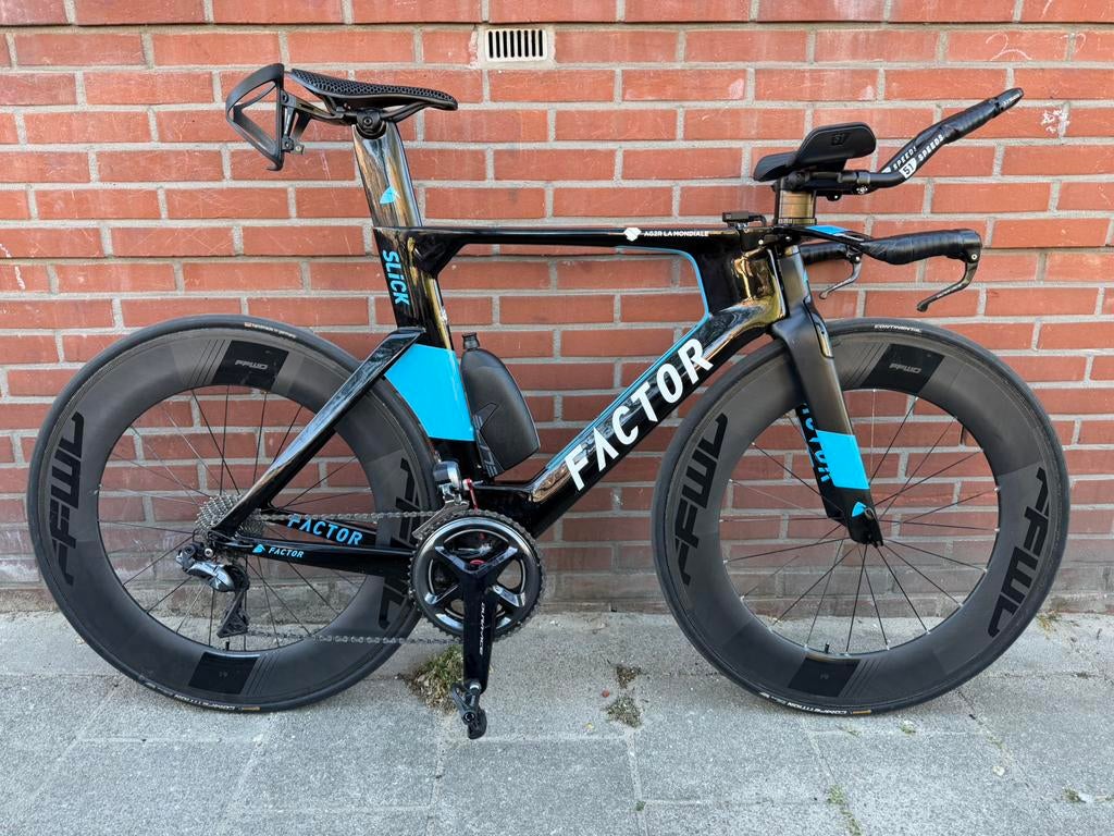 Factor Slick tijdrit / triathlon fiets - Shimano Di2, Fietsen en Brommers, Fietsen | Racefietsen, Ophalen, Carbon, Meer dan 20 versnellingen