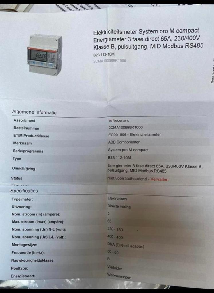Driefasen stroommeters, Ophalen of Verzenden, Zo goed als nieuw, Overige typen