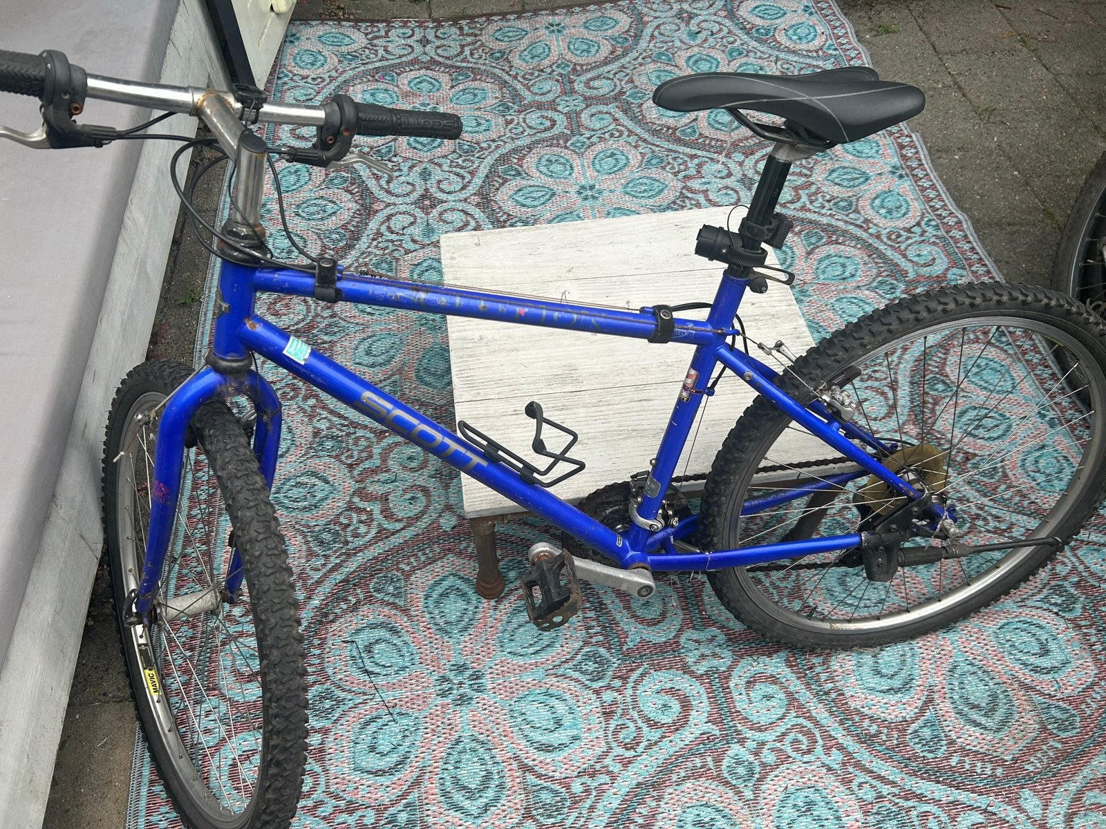 Scott Mountainbike - Blauw, Gebruikt, Fietsen en Brommers, Fietsen | Mountainbikes en ATB, Gebruikt, Velgrem, Dames, Geen vering