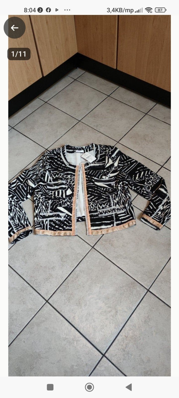 MISS ETAM NIEUWE jasje maat XL, Kleding | Dames, Zwart, Maat 46/48 (XL) of groter, Nieuw, Ophalen of Verzenden