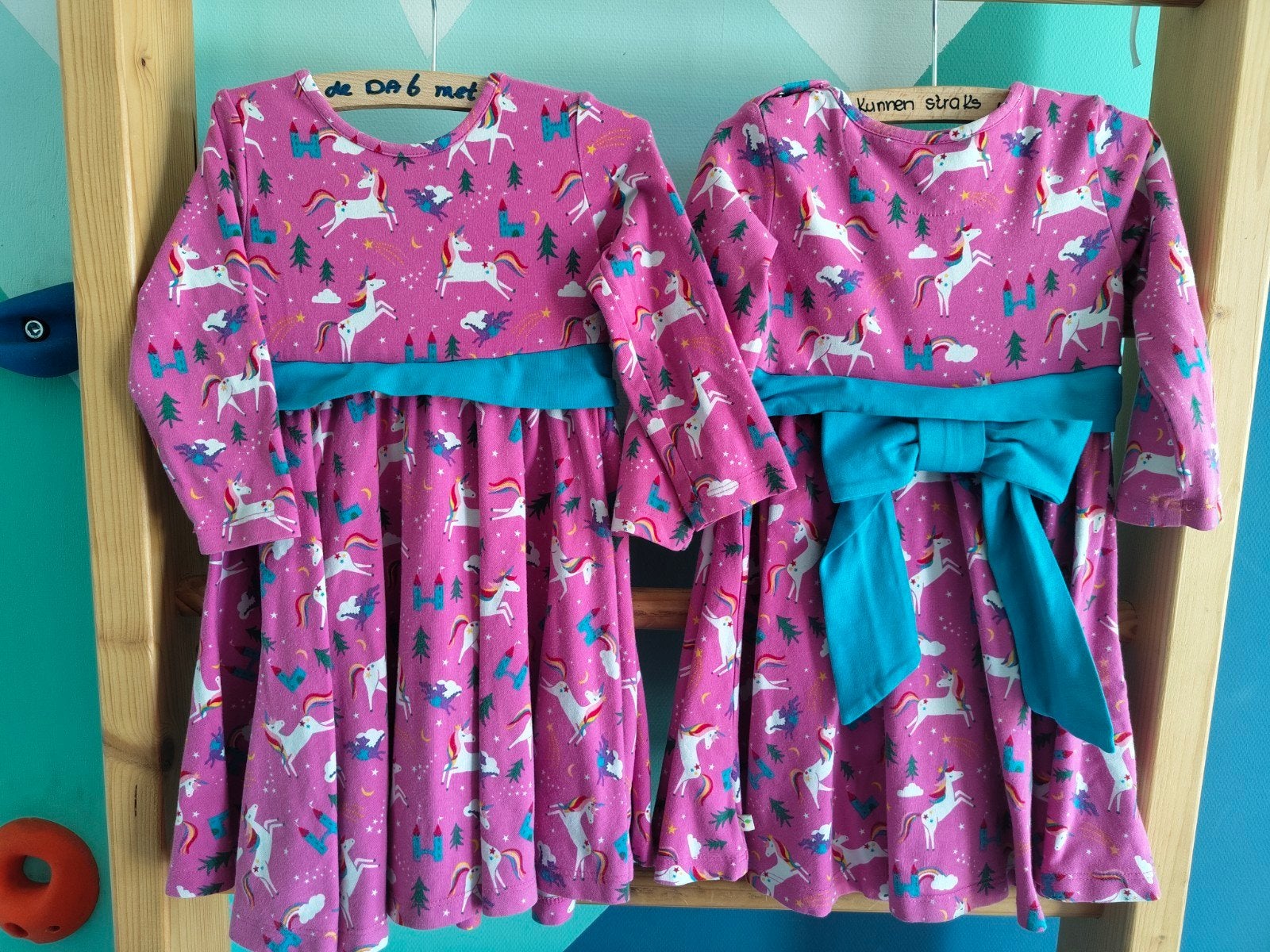 Twee Frugi jurkjes tweeling maat 86, Ophalen of Verzenden, Zo goed als nieuw, Meisje