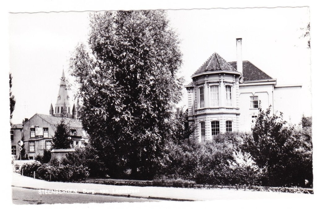 Steenbergen - Burg. van Loonstraat, Verzamelen, Ansichtkaarten | Nederland, Verzenden, 1960 tot 1980, Ongelopen, Noord-Brabant