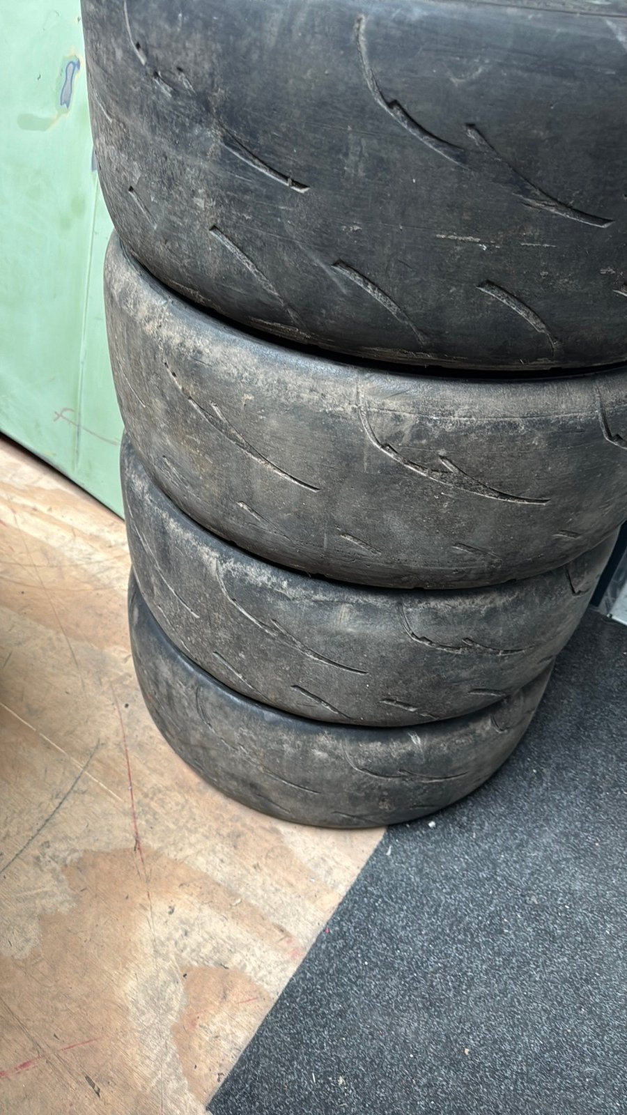 Velgenset bmw met slicks, Ophalen