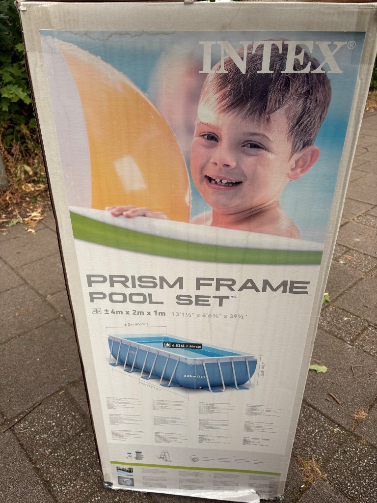 Intex zwembad, Ophalen, Gebruikt, 200 tot 300 cm, 80 tot 120 cm
