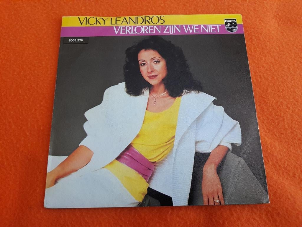 Vicky Leandros - Verloren zijn we niet (1982), Cd's en Dvd's, Vinyl Singles, Originele persing, Ophalen of Verzenden, Zo goed als nieuw