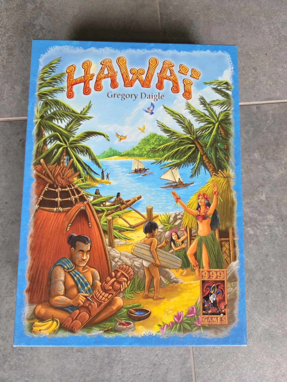 Hawaii Bordspel - Strategisch spel van 999 Games, Een of twee spelers, Ophalen of Verzenden, Gebruikt, 999 Games