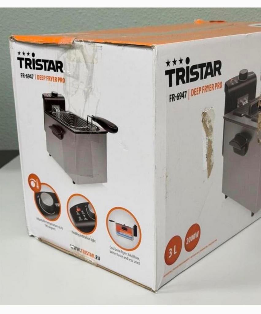 Tristar FR-6947 Deep Fryer PRO NIEUW Frietpan Frituurpan 3L, Uitneembare binnenpan, Nieuw, 3 tot 4 liter, Ophalen of Verzenden