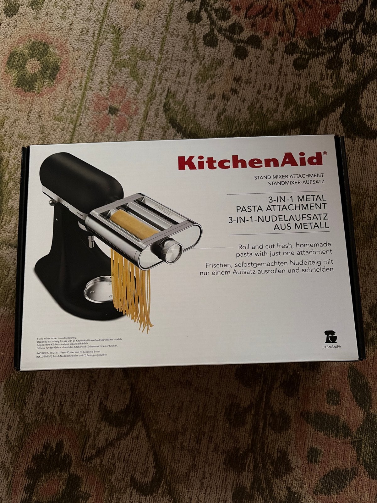 Nieuw: KitchenAid 3-in-1 Pasta Opzetstuk - Vers Pasta Maken, Ophalen, Nieuw