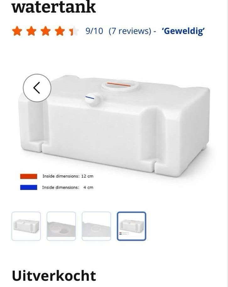 Goebel SC 32045 45 liter watertank voor schoon/vuilwater, Ophalen of Verzenden, Nieuw