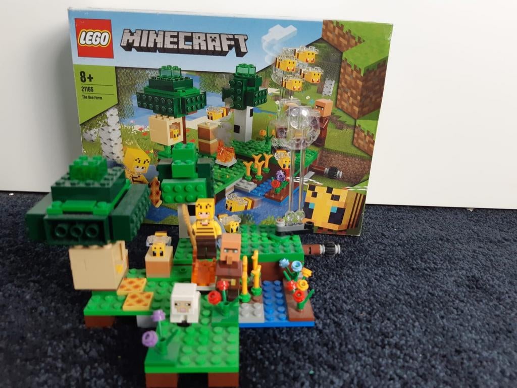 Lego Minecraft set 21165, bee farm, Compleet, Minecraft, Lego, Ophalen of Verzenden