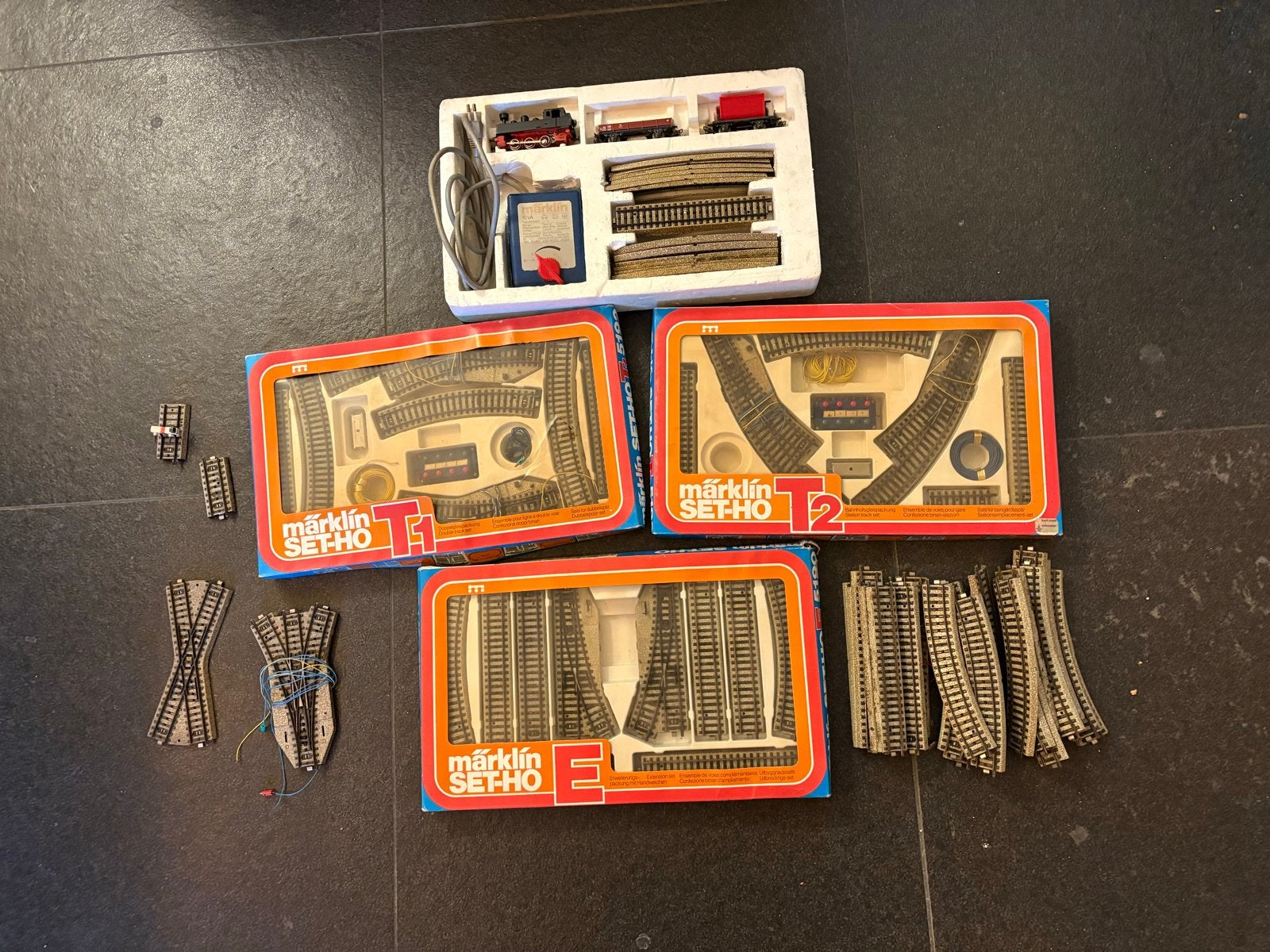 Märklin H0 Treinset met extra rails en toebehoren, Wisselstroom, Ophalen of Verzenden, Märklin, Gebruikt